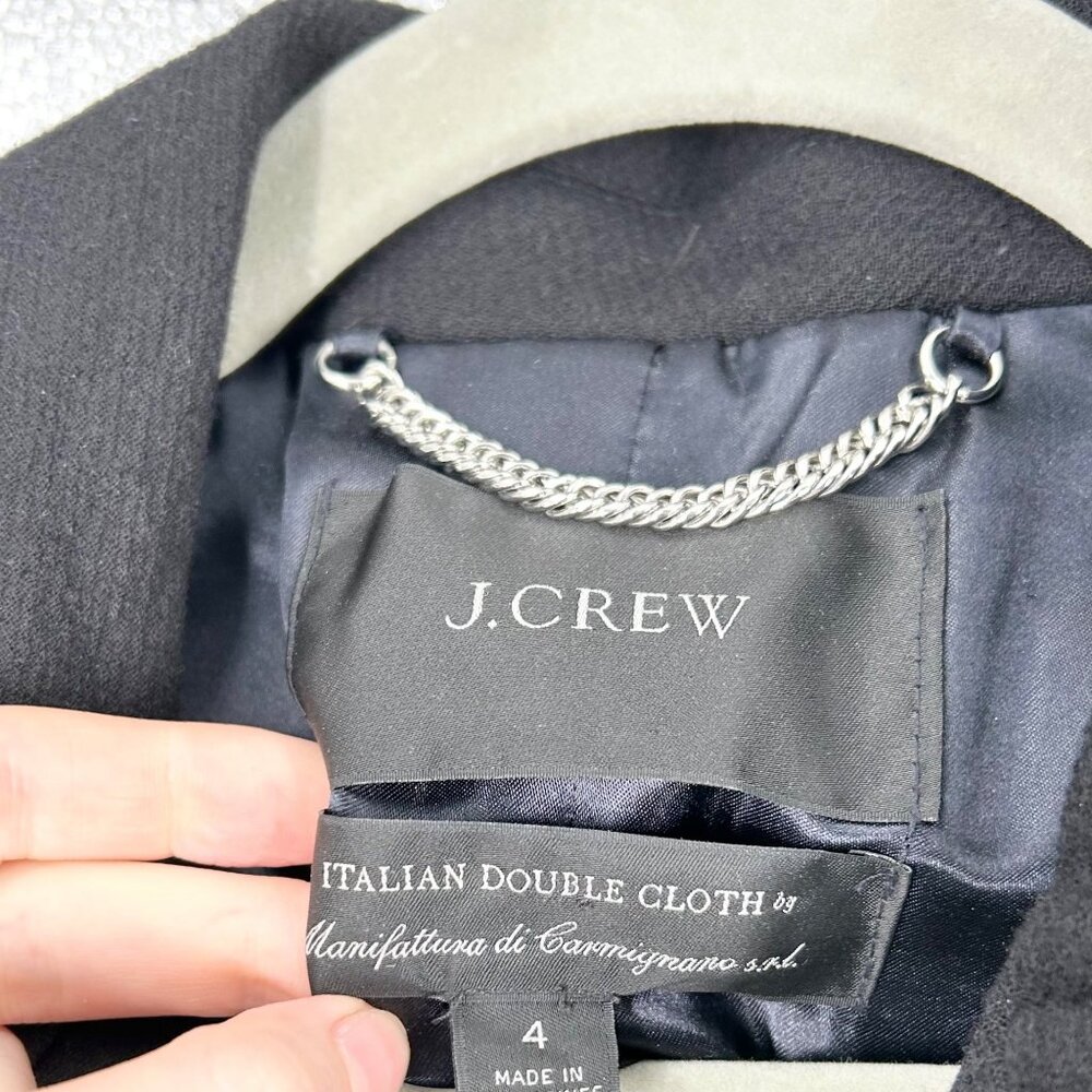 J. Crew Italian Double Cloth Wool Lady Day Coat 4 - Picture 6 of 8